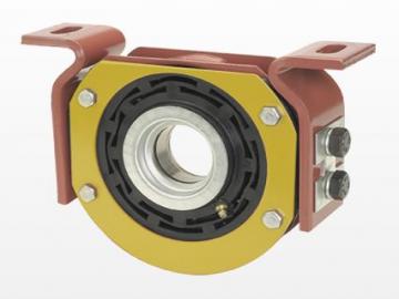 Com regulagem para ajuste de comprimento e ângulo do eixo cardan, com rolamento Ø interno 50 mm, com bico graxeiro e pista defletora e de vedação do retentor. <BR><a href='ver_produto?Cod=462#titulo' class='btn btn-theme'>ver</a>
