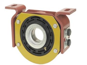 Com regulagem para ajuste de comprimento e ângulo do eixo cardan, com rolamento Ø interno 50 mm, com bico graxeiro e pista defletora e de vedação do retentor.
Entre centro de fixação 220 mm. <BR><a href='ver_produto?Cod=463#titulo' class='btn btn-theme'>ver</a>